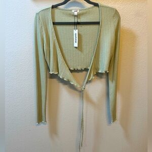 Garage Cropped Cardigan